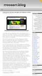 Mobile Screenshot of blog.rrooaarr.com